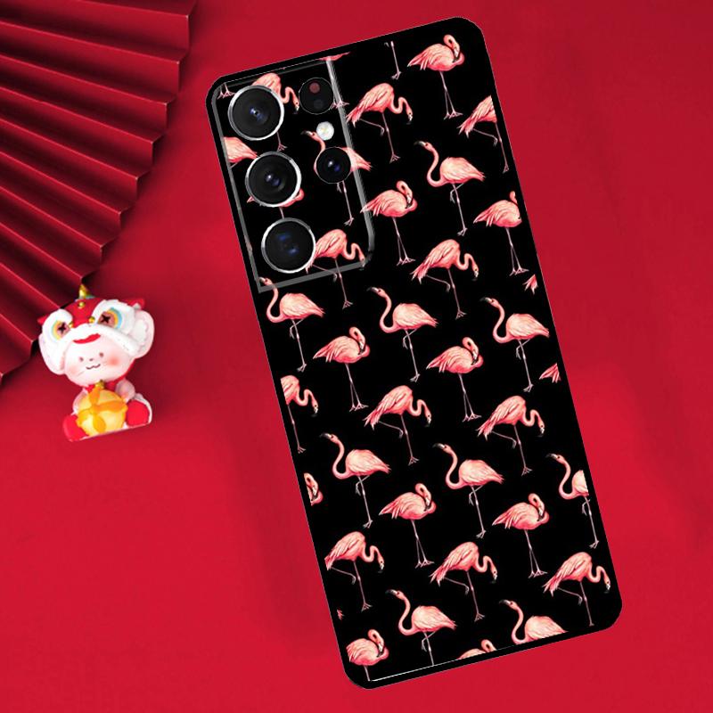 Flamingo Case For Samsung Galaxy S24 Ultra S21 S22 S20 S23 S25 Ultra Plus S9 S10 S25 FE Cover Funda