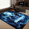 1PC Custom Name Wolf Moon Night Theme Floor Mat Ideal for Living Room, Game Rooms, Office, Bedroom,Floor Mat Playful Design