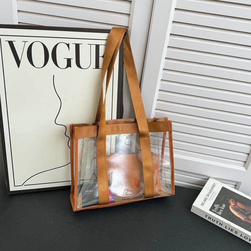 2025 новая повседневная новая прозрачная сумка-желе ежедневный уличный тренд сумка через плечо сумка-тоут сумочка