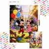 Diamond Painting Kit Mickey Minnie Picnic Forest Scene Wall Decor Handmade Art Gift