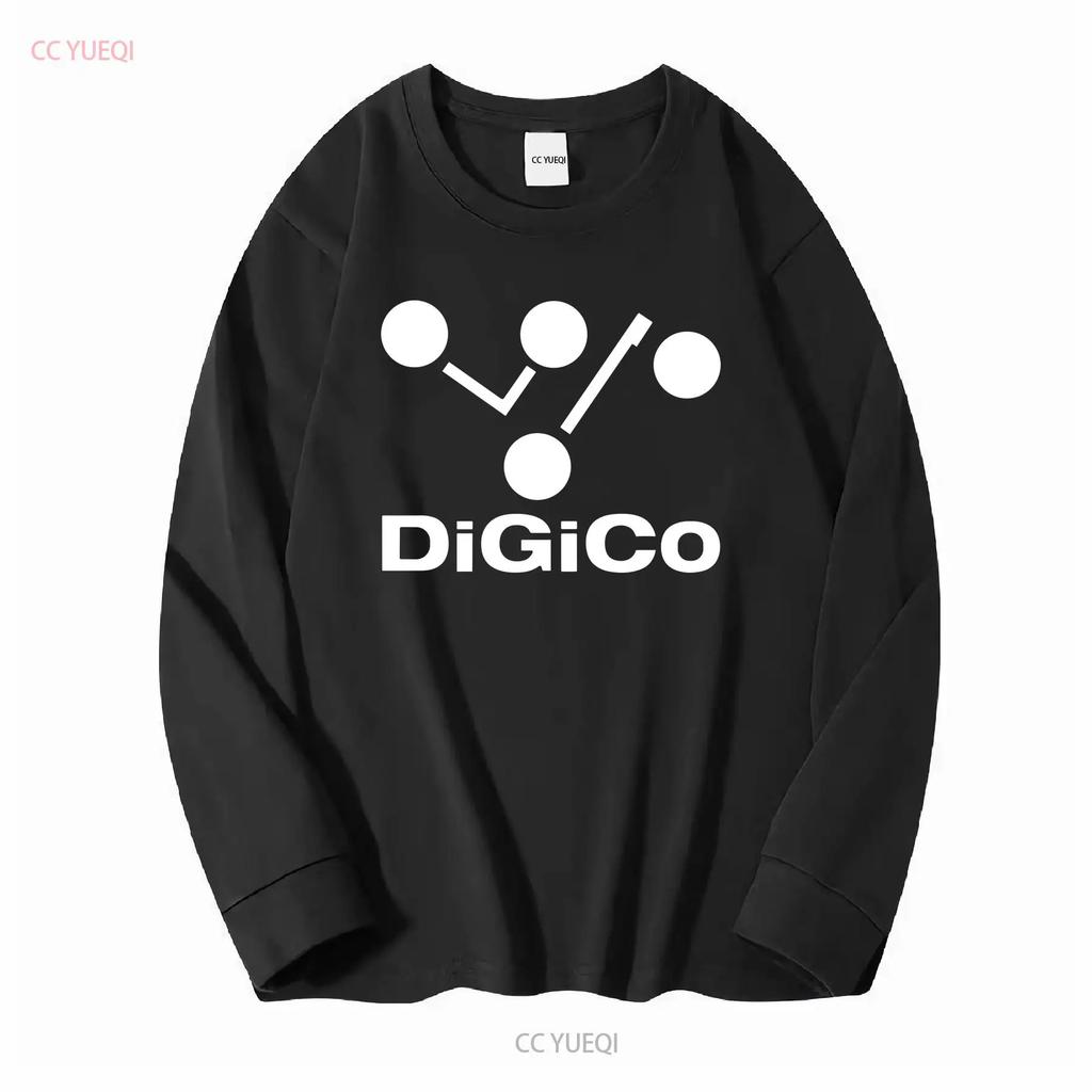 Новая футболка DiGiCo Creative Mixing Audio Логотип Мужская Размер США S-5XL с длинным или коротким рукавом винтажная Стиль стритвир Слегка