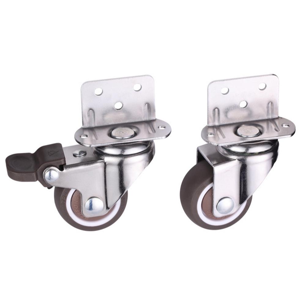 Roller for Trolley Household Accessory Baby Crib Furniture Casters Wheels Bed Wheels Swivel Caster