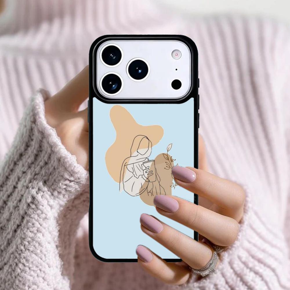 Королева никаба Исламская мусульманка Чехол для телефона Для Apple iPhone 17 Air 16E 15 14 Plus 13 12 11 Pro Max Mini Funda Чехол