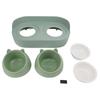 Ceramic Pet Bowl Set Food Grade Anti Splash Double Food Water Bowls for Cats Dogs Kittens and