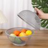 Iron Vegetables Fruit Holder Fine Mesh Vegetable Cover Kitchen Drain Basket Summer