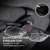 Elliptical Car Sunvisor Glasses Case Eye Glasses Storage Box For Volkswagen VW GTI Tiguan Passat B5 B6 B7 CC Jetta MK5 MK6 PoloSZ2