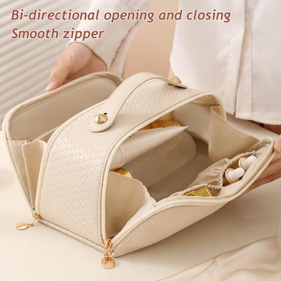 Дорожная косметичка женская водонепроницаемая органайзер для косметики с верхней ручкой косметичка с влажным отделением для деловых поездок отпуска