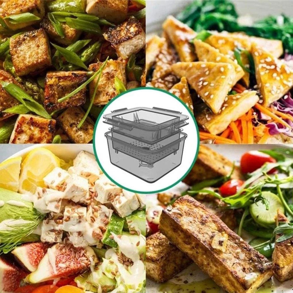 Пресс-машина для тофу, легкий гаджет для слива воды, бытовой пресс для соевого творога, профессиональный кухонный инструмент для приготовления пищи