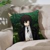 Anime BBungo StrayDogsS Cute Customizable Square Pillowcases Stylish And Soft Perfect For Beds Cars And Sofas