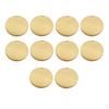 10 шт., металлические круглые пустые подвески для штамповки монет, подвески-бирки