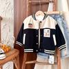 Boys Baseball Jacket Autumn Girls Coat Baby Fashion Jacket Children 2-8Y Tide Tops