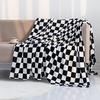 Chessboard Blanket Sofa Bedroom Bedspread Blanket Soft Portable Blanket Production Source