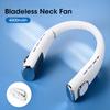 Hanging Neck Fan Portable Cooler Fan USB Bladeless 4000Mah Rechargeable Mini Fan 720 Degree Neckband 4 Air Outlet Fan
