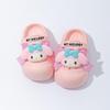 Летние тапочки для девочек Sanrio: Нескользящие клоги и сандалии с закрытым носком для использования в помещении и на улице
