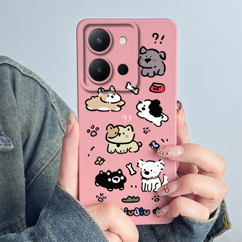 For Vivo Y36 4G Russia Phone Case Cute Astronaut Back Cover Vivo Y 36 Funda Soft Liquid Silicone Camera Protection Bumper Coque