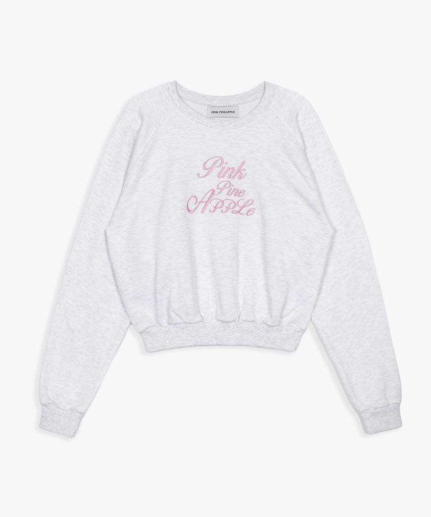 Свитшот PINK PINEAPPLE Twentys Diary_Цементно-серый