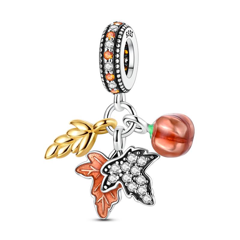 Copper Brown Collection Charms Capybara Bead Coconut Squirrel Koala Pendants Fit Original Bracelet Diy Jewelry Gift