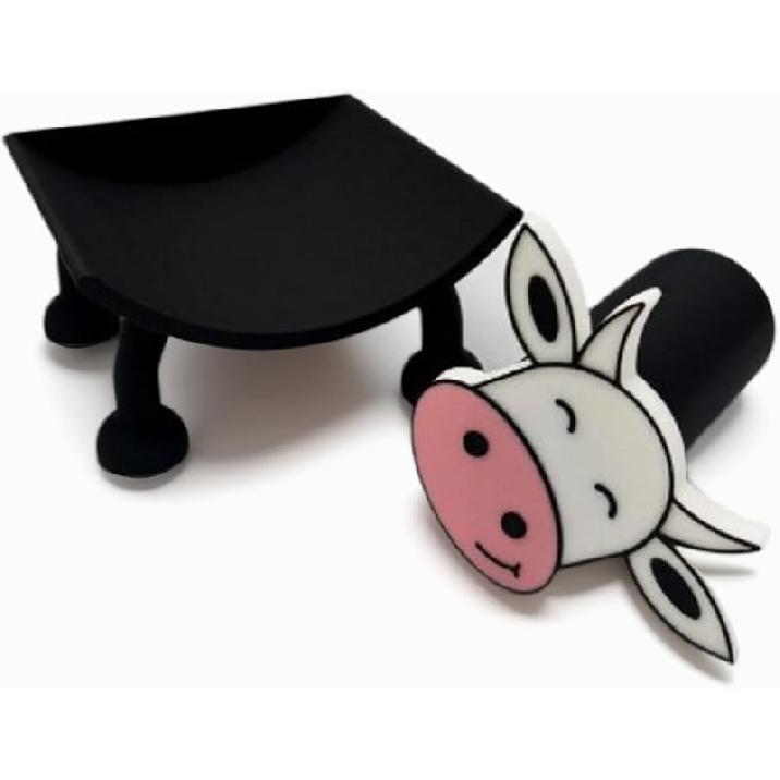 Милый держатель для туалетной бумаги в виде животного - прочная подставка для рулонов туалетной бумаги из PLA (Дизайны кошек, свиней, лягушек и собак) (Лягушка)