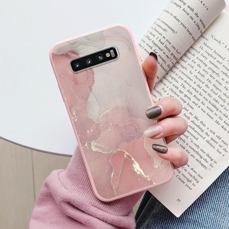 Цветной Роскошный Мраморный Чехол Для Samsung Galaxy S10 S 10 Plus S10E Fundas Мягкий ТПУ Защита Задняя Крышка Для Samsung S10 Ударопрочный