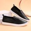 Женские туфли на плоской подошве 2024 года, новые летние лоферы, дышащие, нескользящие, повседневные, без застежек, кроссовки на плоской подошве