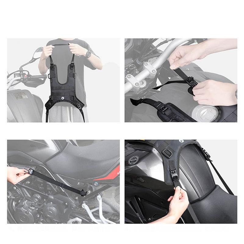 Крепление на седло бака мотоцикла Водонепроницаемая многофункциональная сумка для мотоцикла с высокой совместимостью Мотокроссовая сумка-основание