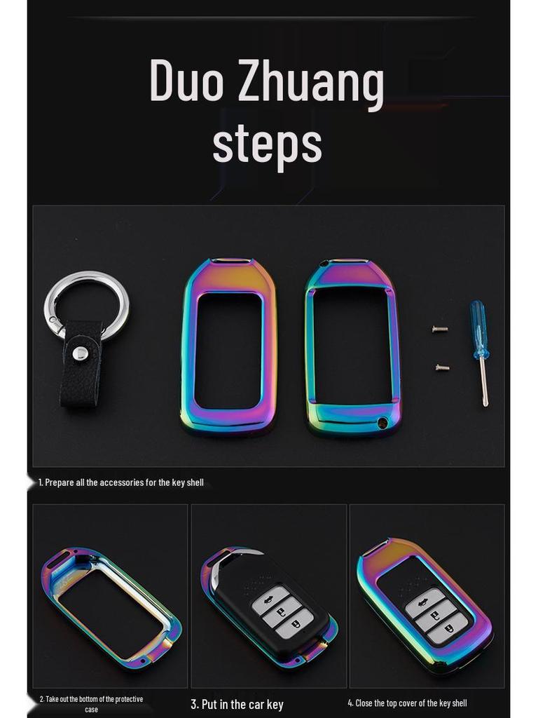 Honda CRV, Avancier, Vezel, Jade, Odyssey, Accord, Elysion, XRV, Civic (10th Gen) Key Case Shell