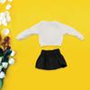 1/12 Clothing for Dolls Featuring Long Sleeve Pullover And Skirt 6 Inch Models