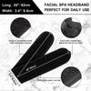 3pc Facial Headband Make Up Wrap Head Terry Cloth(white,black,pink)) - GXCC