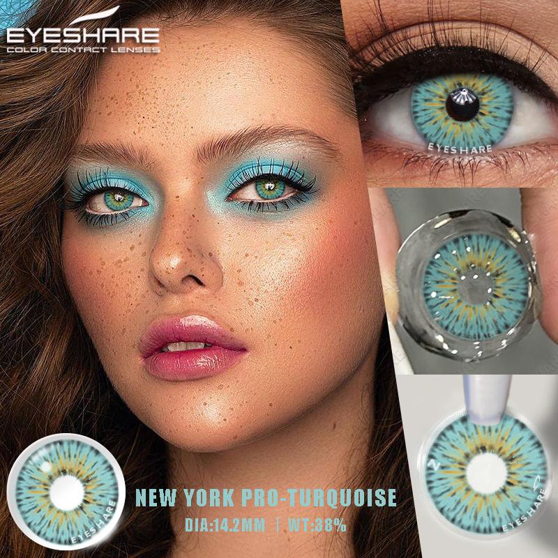 Eyeshare Цветные контактные линзы для глаз New York Pro Series 1 пара Украшения Косметика Макияж