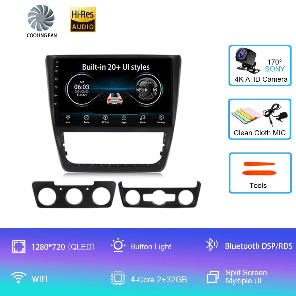 Android 14 Автомагнитола для Volkswagen VW Sagitar Jetta Bora 2011-2018 Мультимедиа Видео 2 din 4G WIFI Навигация GPS Головное Устройство