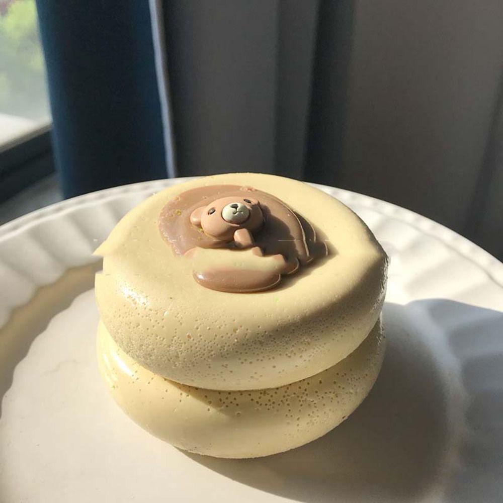 Cute Cake Soufflé Squeeze Toy Simulation Design Slow Rebound Toy Fingertip Toy