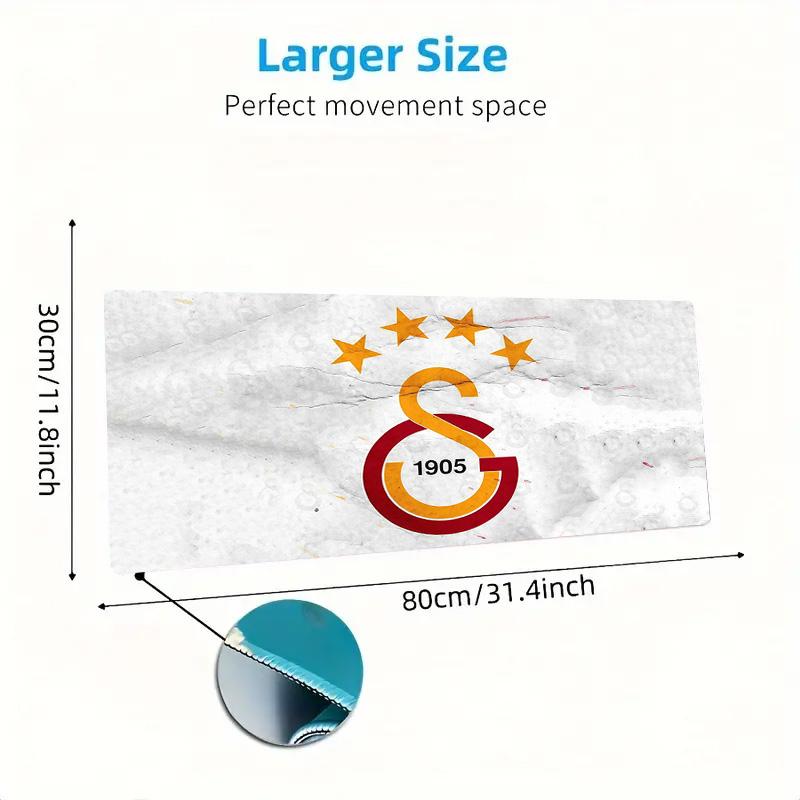 Galatasaray2 Print  Cushion Non-slip Laptop Tablet Big Mousepad XXL Mat Mini PC Playmat With Lock edge