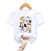 Kawaii Kids 2-13year T-Shirts Time Lord Kittens Classic Tees Animal Space T-shirts Boys Girls Tees Cartoon Cats Shirts Children's T-shirt
