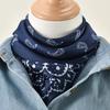 Newest Cashew Printed Hijab Bandana Fashion Cotton Square Scarf Headband Fancy Kerchief Muslim Headscarf