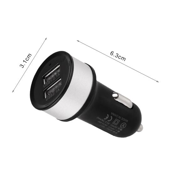 2-портовый двойной USB 3.1A адаптер автомобильного зарядного устройства для Samsung Galaxy S6 iPhone 5 6 6S