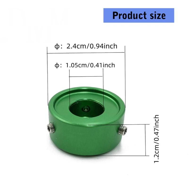 Quick Installation Guitar Pedal Knob Caps with 6 Color Enhancing Grip Control Nonslip Metal Texture for Repairing