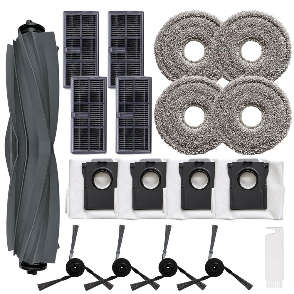 Комплект сменных частей: тряпка для швабры, пылесборник, боковые щетки для MOVA Для Pro Для Ultra