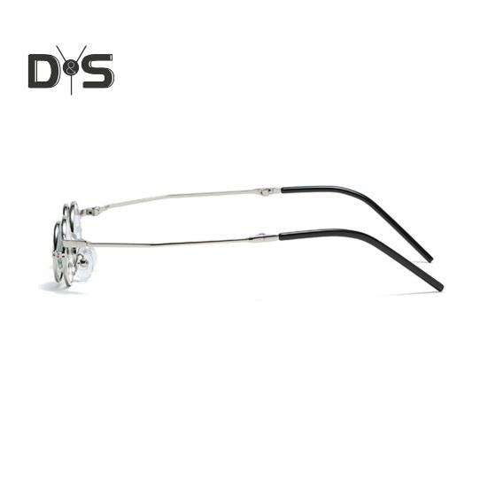 Круглые солнцезащитные очки с откидной оправой, маленькие круглые поляризованные очки для мужчин и женщин, ретро-панк, солнцезащитные очки UV400 для вечеринки в стиле рейв