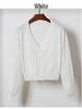 2022 Women's Slim-Fit Long-Sleeve Knit Cardigan Sweater - Spring/Autumn Fashion