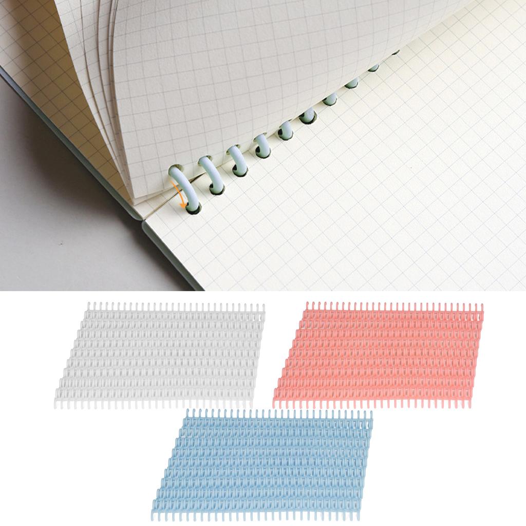 10 шт. переплетных корешка 30 отверстий диаметром 12 мм, режущиеся пластиковые проволочные переплетные корешки для школы