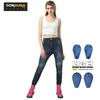 Womens Cordura Motorcycle Riding Pants Slim Fit Protective Gear Anti-Tear Abrasion Resistant