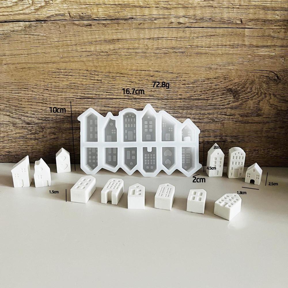 Soft Silicone Candle Mold Mini 12-hole Plaster Cement Mould Reusable Soap Molds