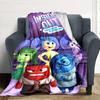Inside Out Emotions Adventure Flannel Blanket Super Soft Warm Cozy Blanket For Sofa Bed Office Travel Allseason Home Decor Gift
