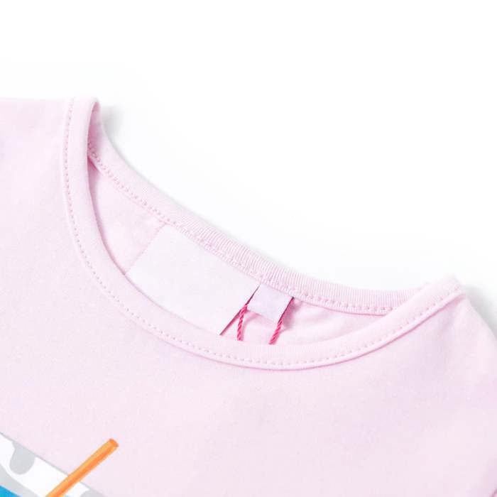Pale Pink T-shirt for Children 92/104/116/128/140