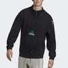 Adidas Equipment Series Half-Zip Pullover Hoodie Men Tops Black HG8084
