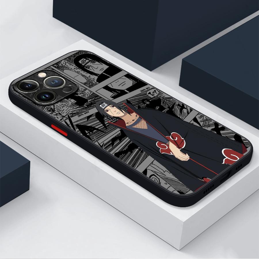 Soft shell Case for Apple iPhone 14 11 Pro Max SE 7 8 SE 6s 12 Mini 16 Pro 15 Pro Max XS X 13 Pro XR 16e Naruto Itachi