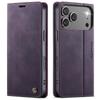 Retro Leather Phone Case for IPhone 17E 16E Air 17 16 15 Plus 14 13 12 11 Pro Max Magnetic Flip Wallet with Card Holder Cover