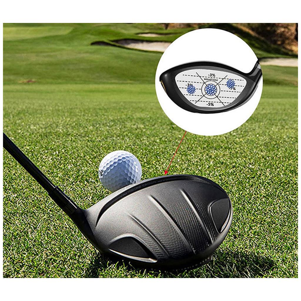 Многоразовые наклейки для удара по мячу для гольфа 20 шт., Тренажер для тренировки Sweet Spot с мгновенной обратной связью для практики свинга клюшками