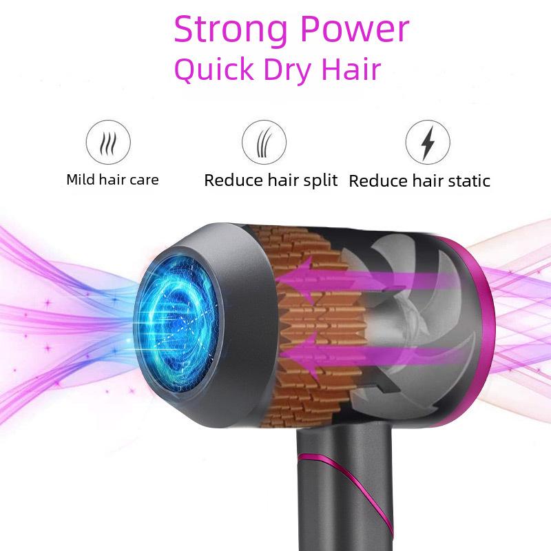 Складной фен высокой мощности для салона и дома с технологией отрицательных ионов