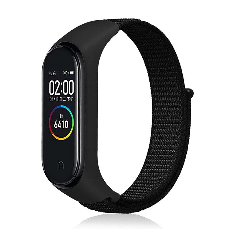 Nylon Strap for Xiaomi Mi Band 6 5 3 4 Bracelet Wristband Sports Breathable Bracelet For Miband 6 4 3 5 Replacement Strap